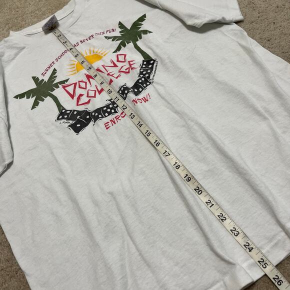 Vintage 1995 Jimmy Buffett “Domino College” Tour T-Shirt XL - Picture 6 of 7